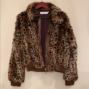 ASTR The Label Faux Fur Jacket